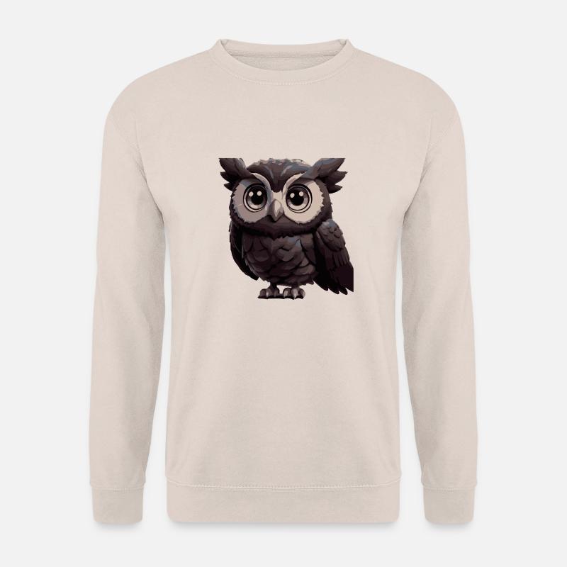 Eule Comic - Unisex Pullover - Sand