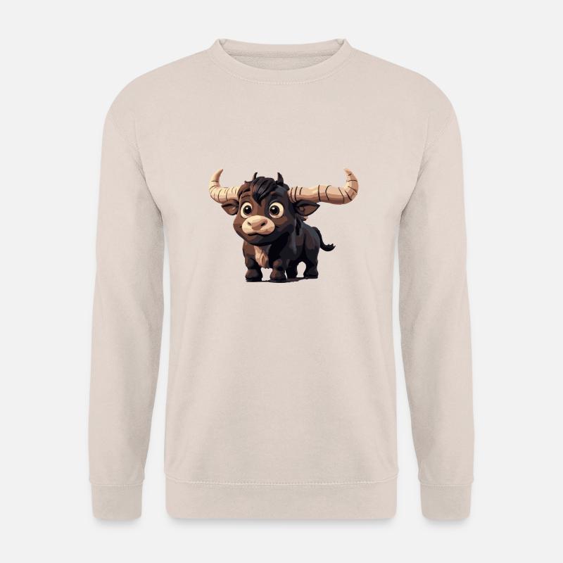 Stier Comic - Unisex Pullover - Sand