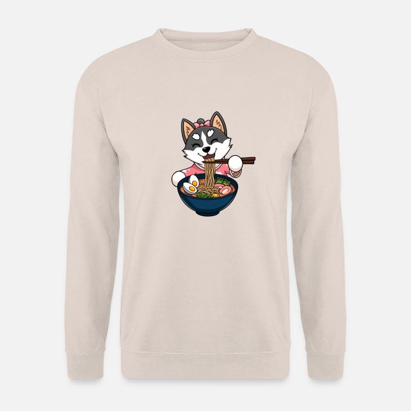 Ramen Husky - Unisex Pullover - Sand