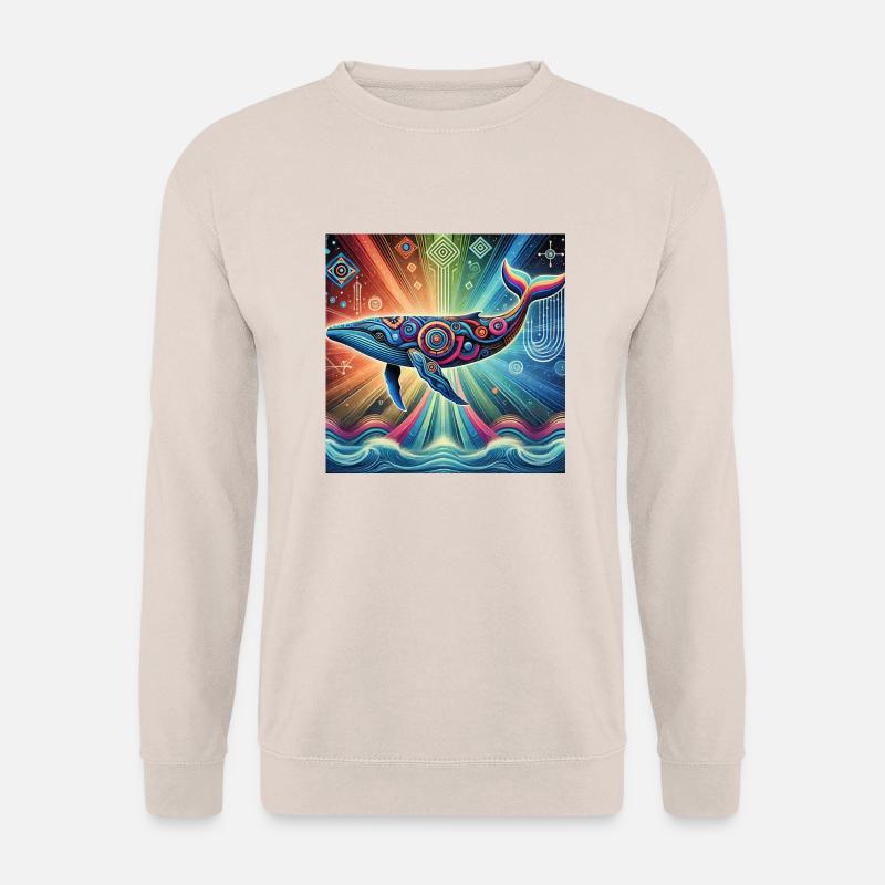 Krafttier Wal - Unisex Pullover - Sand