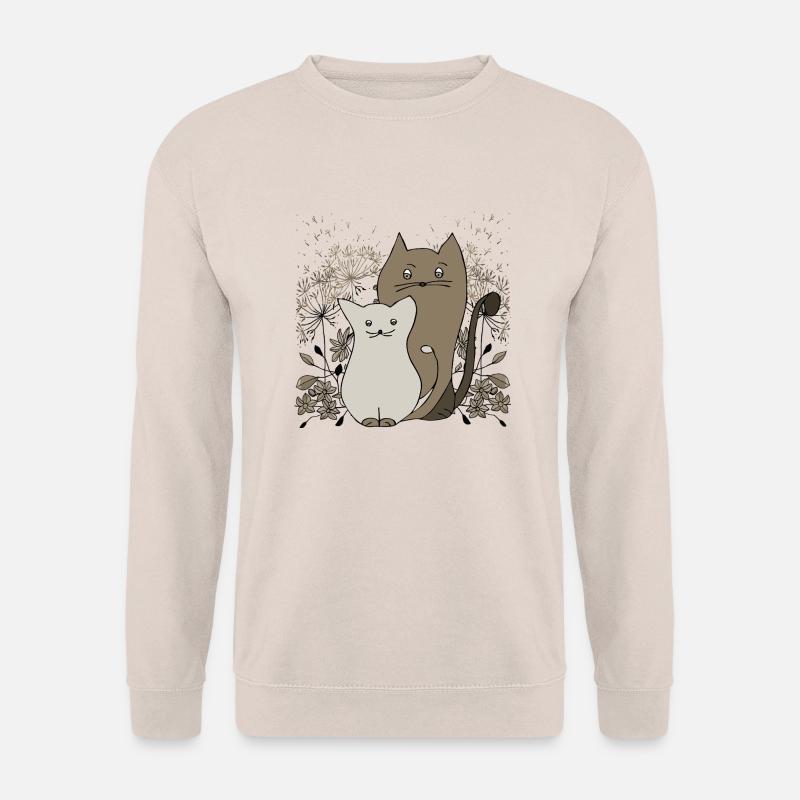 Katzen - Unisex Pullover - Sand