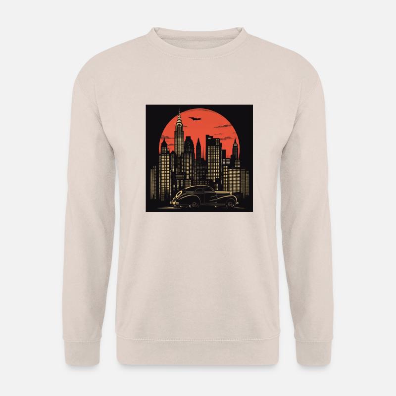 New York night - Unisex Pullover - Sand