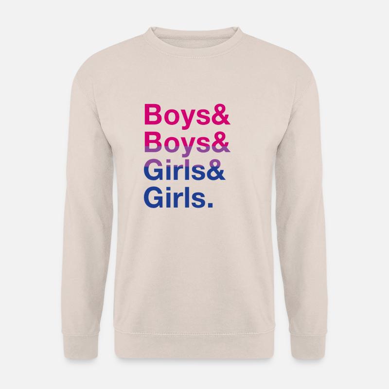 Jungen & Mädchen: Bisexuelle Swiftie Pride - Unisex Pullover - Sand