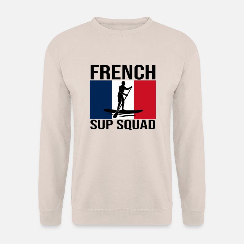 French SUP Squad Paddle-Shirt - Unisex Pullover - Sand