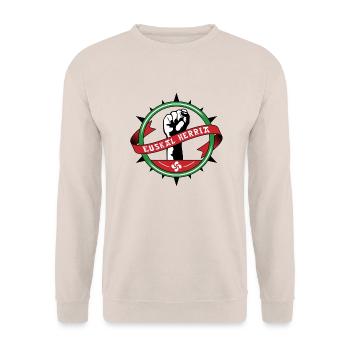 Euskal Herria - Sweat-shirt Unisexe - sable - Devant - Alina (178cm) & Michal (187cm)