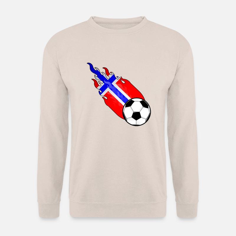 Fireball Fußball Norwegen - Unisex Pullover - Sand