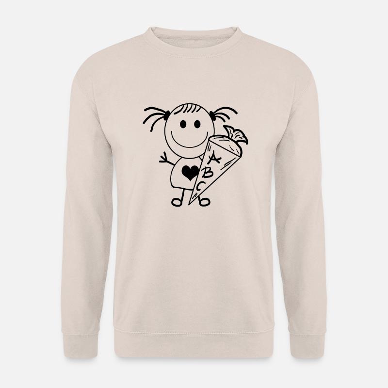 Schulkind Strichmädchen - Unisex Pullover - Sand