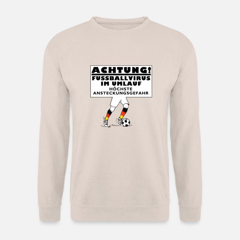 Fussball Virus - Unisex Pullover - Sand