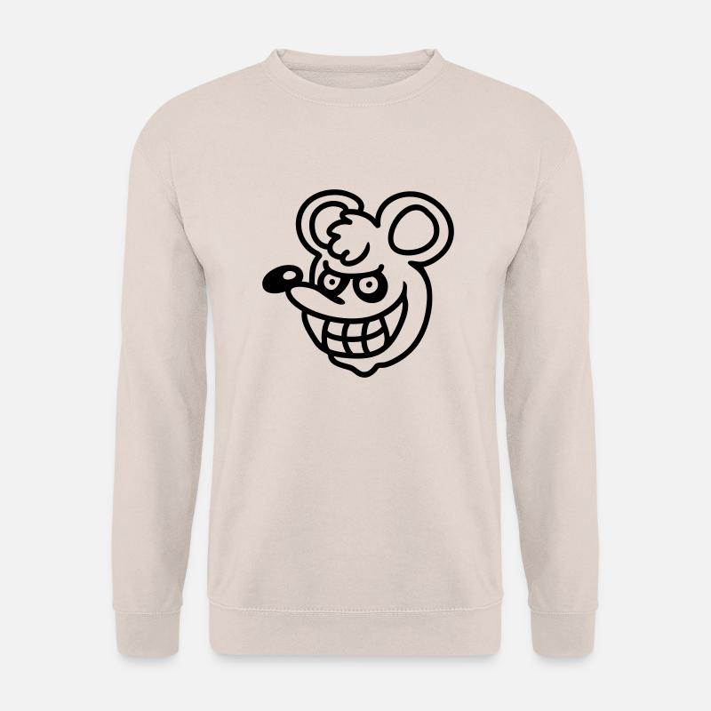 Vampirmaus - line - Unisex Pullover - Sand
