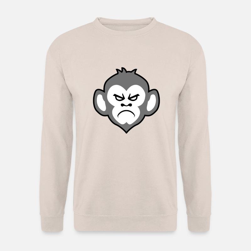 Grumpy Monkey - Unisex Pullover - Sand
