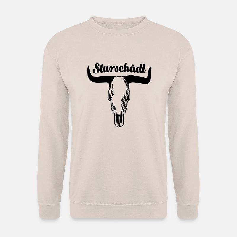 Sturschädl - schwarz - Unisex Pullover - Sand