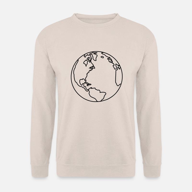planet_erde_1c - Unisex Pullover - Sand
