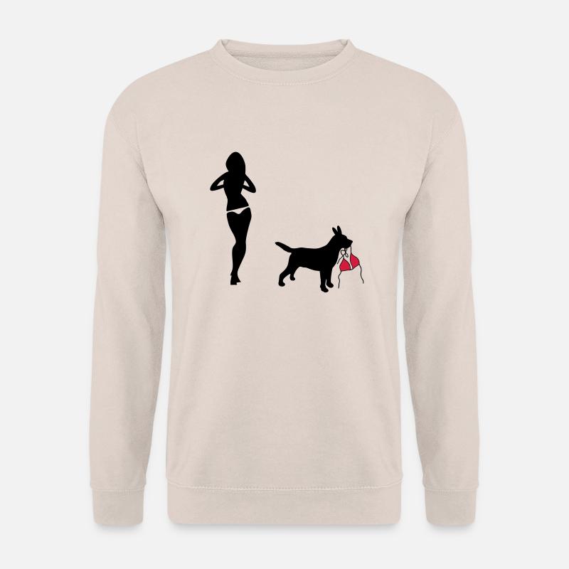 hund - Unisex Pullover - Sand