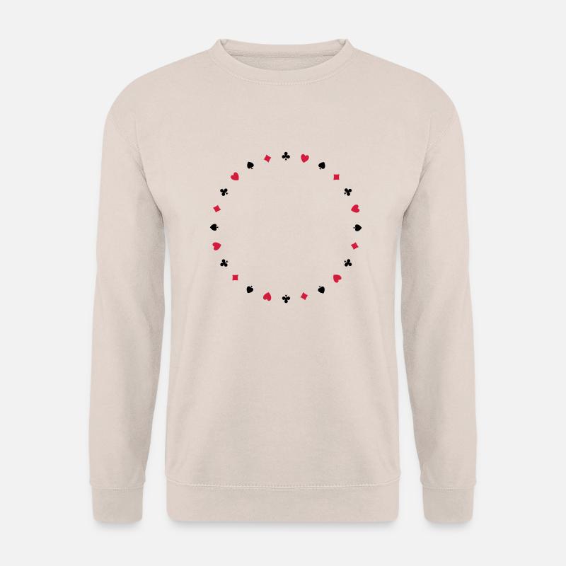 poker - Unisex Pullover - Sand