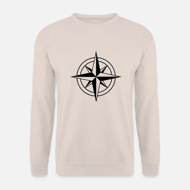 windrose_1__f1 - Unisex Pullover - Sand