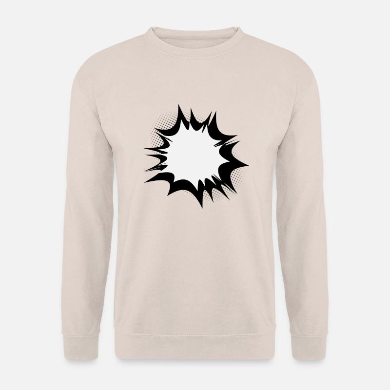 Speech comic bulle explosion - Sweat-shirt Unisexe - sable