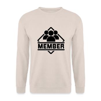 member__f1 - Sweat-shirt Unisexe - sable - Devant - Alina (178cm) & Michal (187cm)