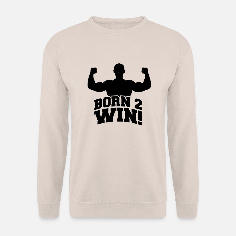 born_2_win_uf1 - Unisex Pullover - Sand