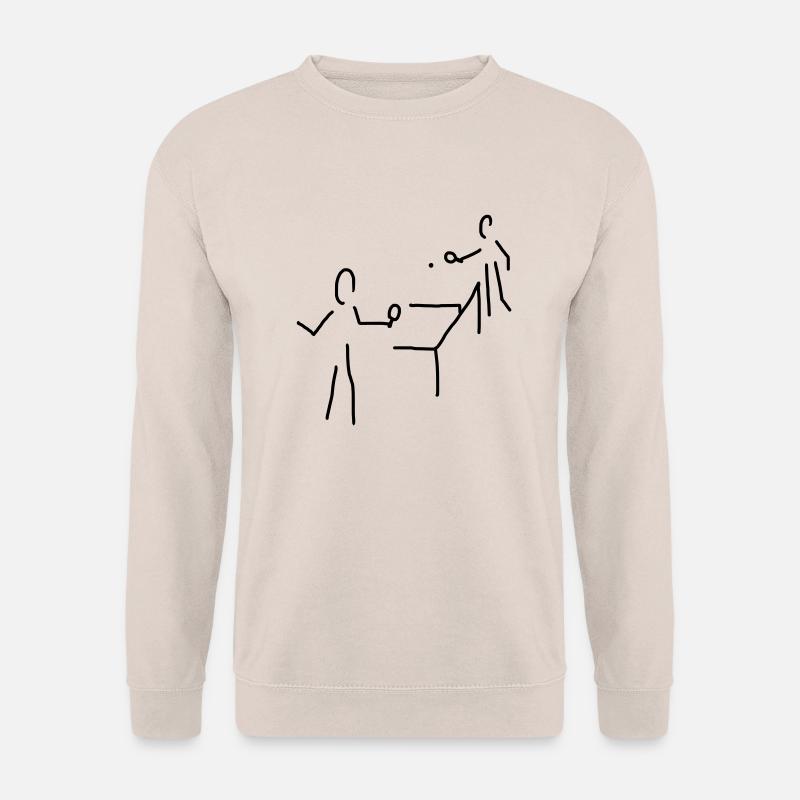 tischtennis-spieler - Unisex Pullover - Sand