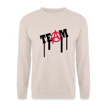 un graffiti d'équipe - Sweat-shirt Unisexe - sable - Devant - Alina (178cm) & Michal (187cm)