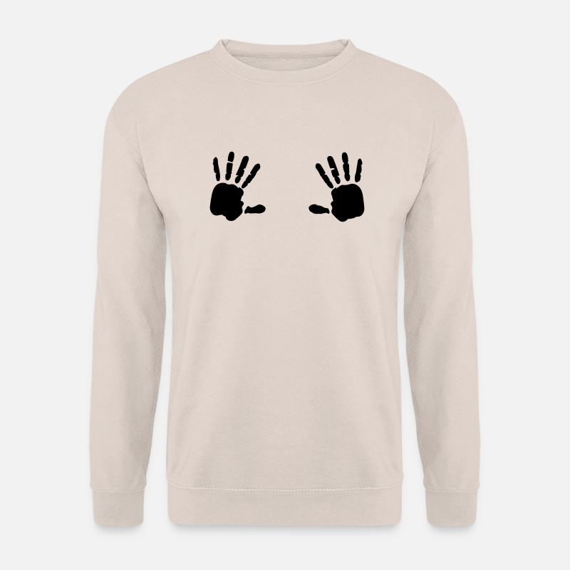 Handprint seins 1c du sein - Sweat-shirt Unisexe - sable