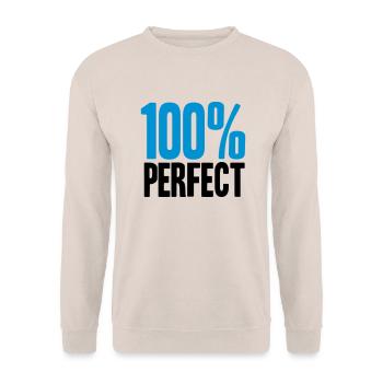 100 % Perfect - Sweat-shirt Unisexe - sable - Devant - Alina (178cm) & Michal (187cm)