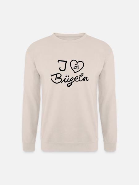 I love Bügeln - Unisex Pullover - Sand
