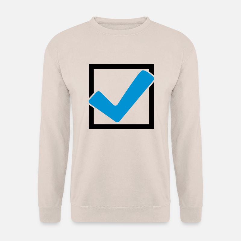 Rectangular hook logo - Unisex Sweatshirt - sand