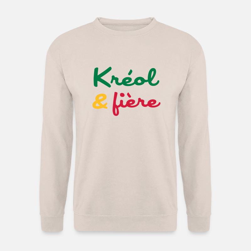 Créole / Martinique / Guadeloupe / Antilles - Unisex Pullover - Sand