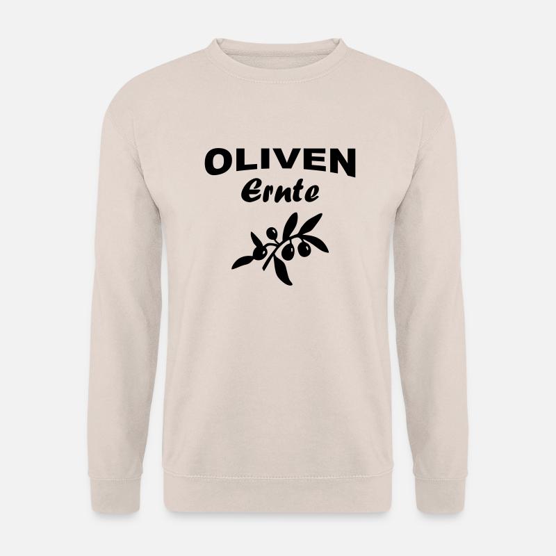 Olivenernte Oliven - Unisex Pullover - Sand