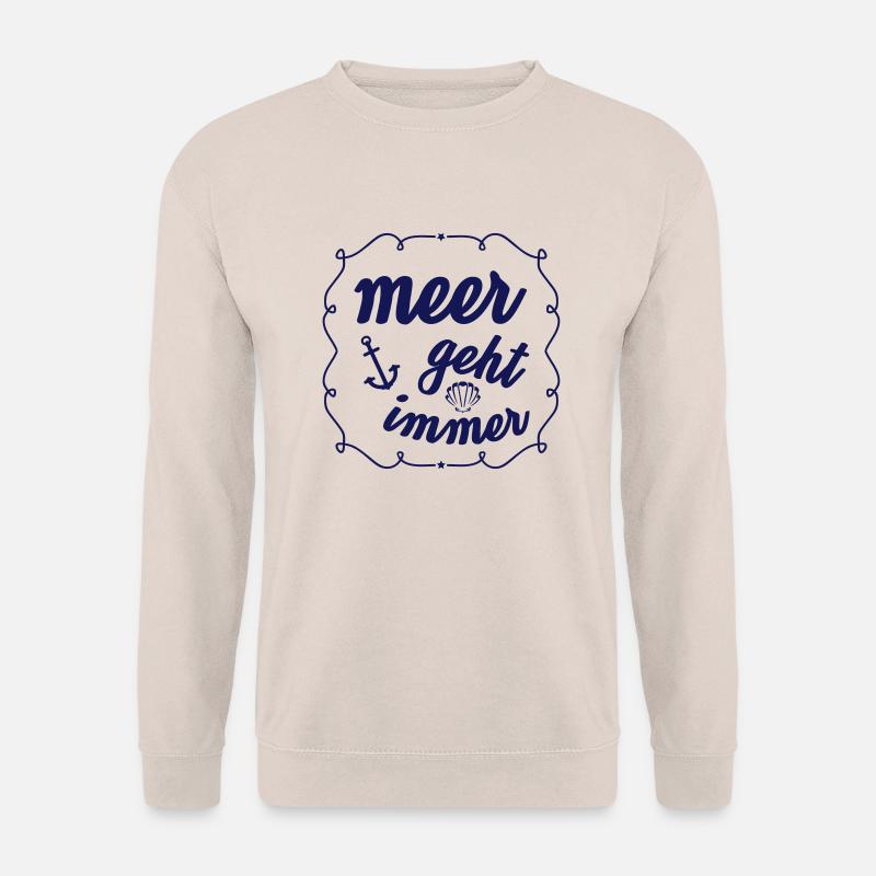 meer_geht_immer - Unisex Pullover - Sand