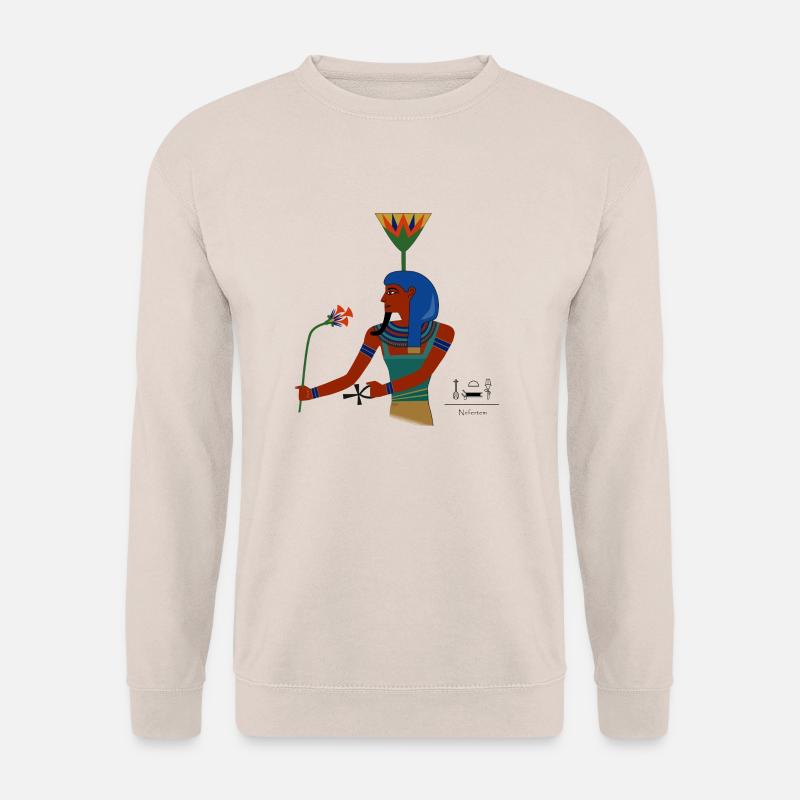 Nefertem I ancient Egyptian deity - Unisex Sweatshirt - sand