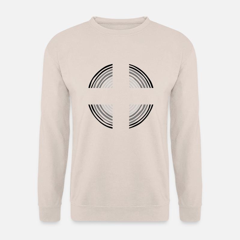 Kreuz Kreis Gott - Unisex Pullover - Sand
