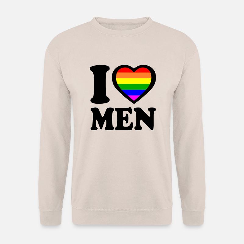 I love men - Unisex Pullover - Sand