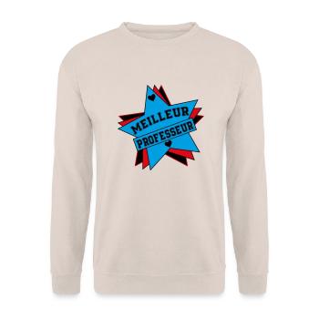MEILLEUR PROFESSEUR - Sweat-shirt Unisexe - sable - Devant - Alina (178cm) & Michal (187cm)