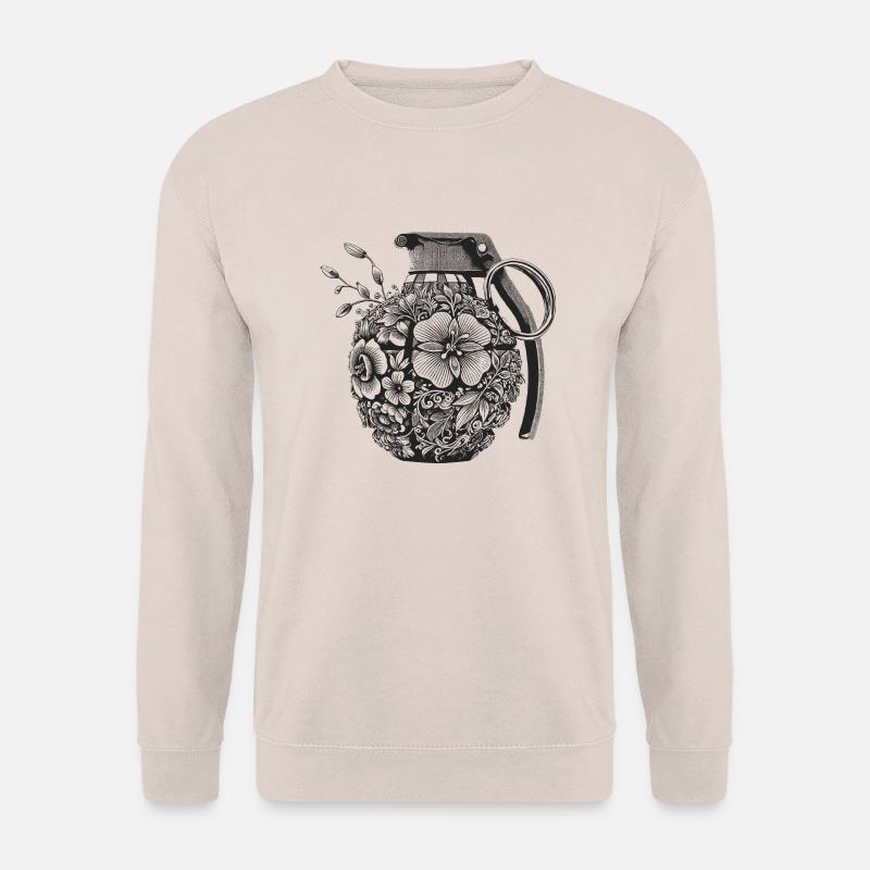 Blumen Granate - Unisex Pullover - Sand