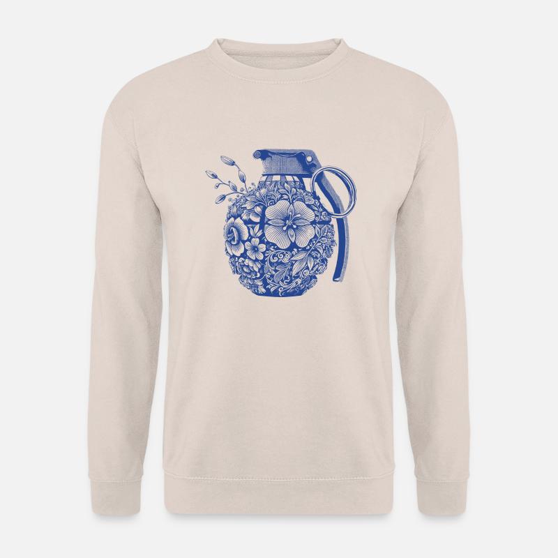 Blumen Granate - Unisex Pullover - Sand