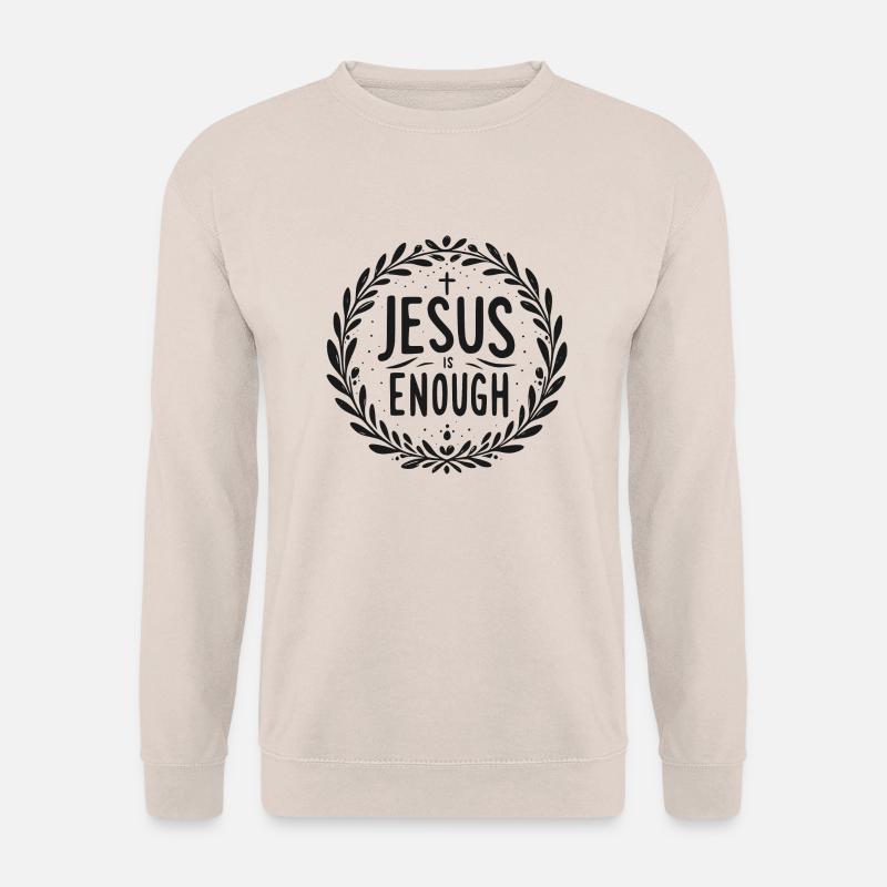 Jesus ist genug - Unisex Pullover - Sand