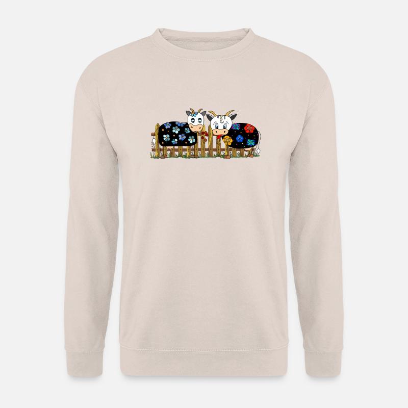 Kühe - Unisex Pullover - Sand