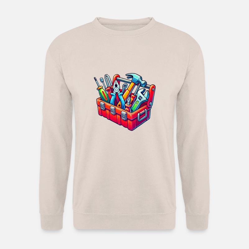 werkzeug werkzeugkasten - Unisex Pullover - Sand