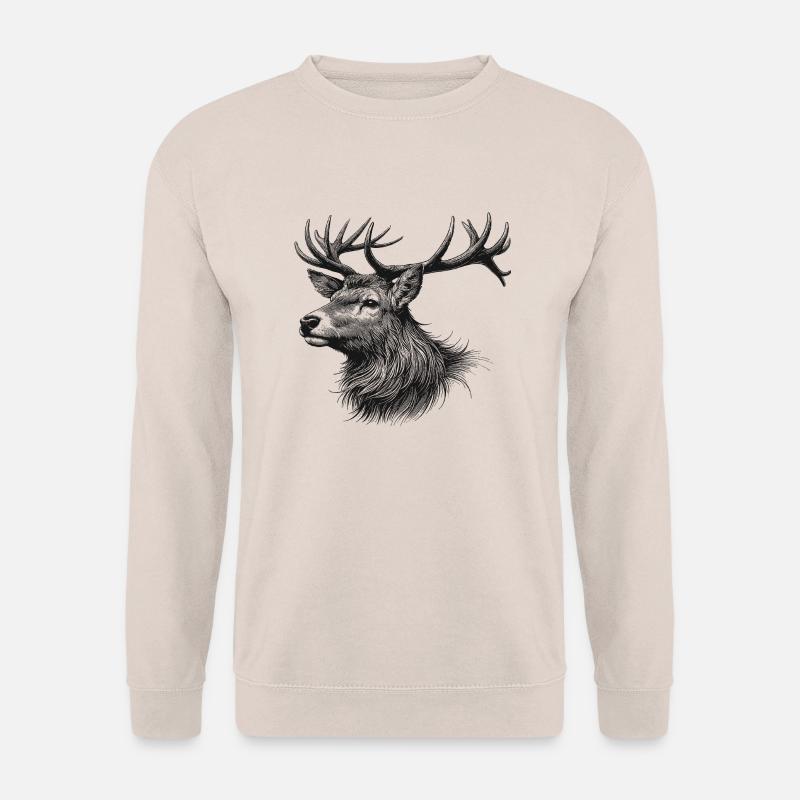 Hirsch - Unisex Pullover - Sand