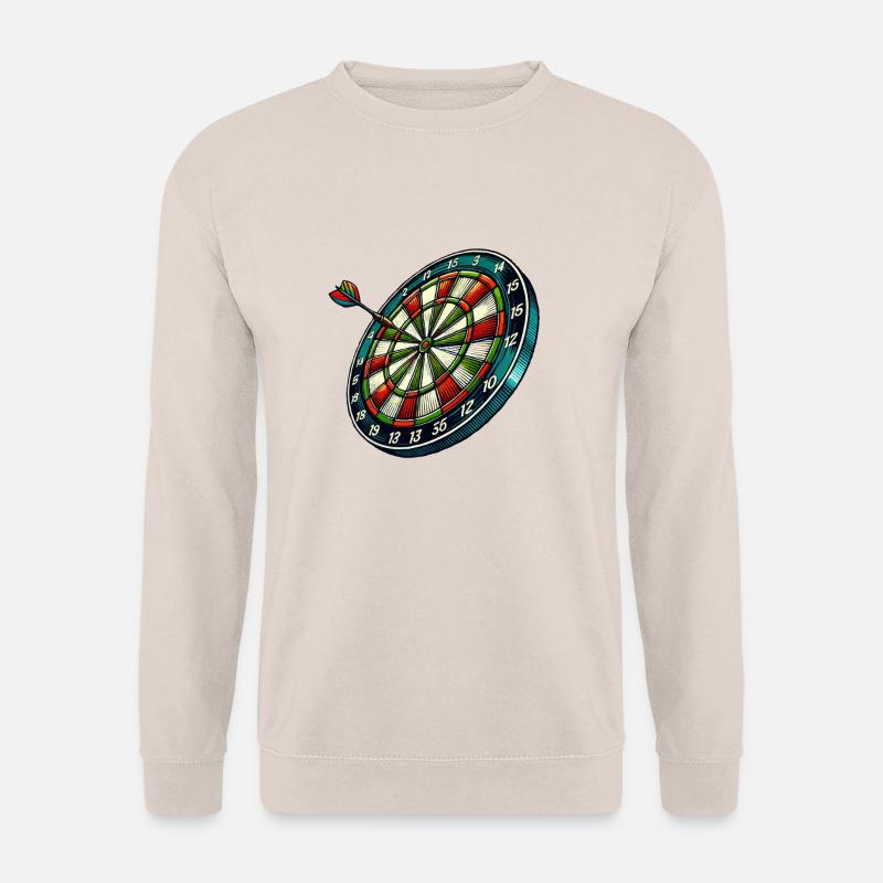 dartscheibe - Unisex Pullover - Sand