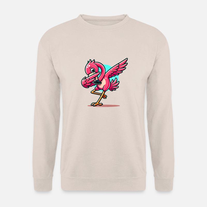 flamingo comic - Unisex Pullover - Sand