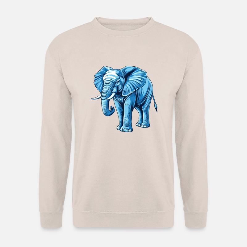 blauer Elefant - Unisex Pullover - Sand