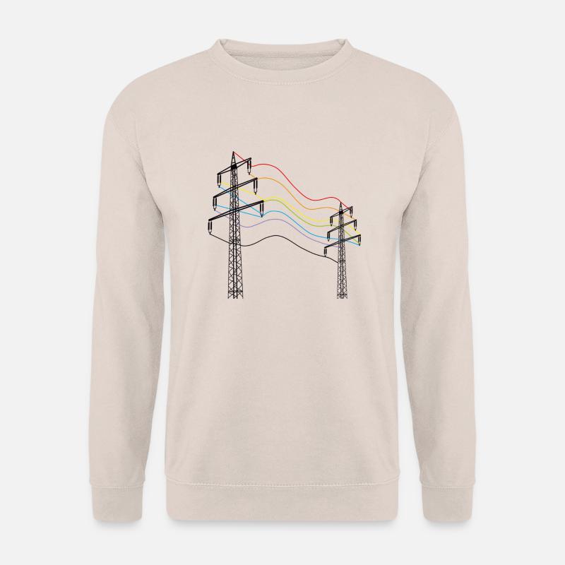 unter strom - Unisex Pullover - Sand