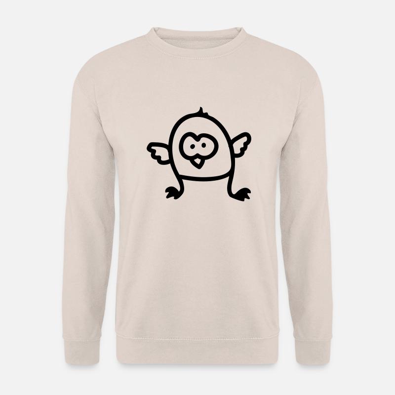 Kleiner Vogel - Line - Unisex Pullover - Sand