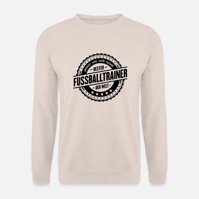 Bester Fussballtrainer - Unisex Pullover - Sand