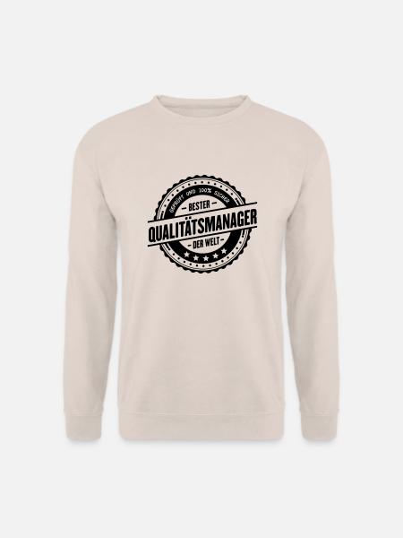 Bester Qualitätsmanager - Unisex Pullover - Sand