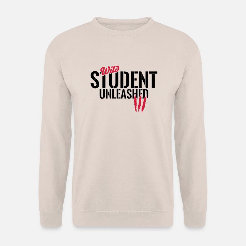 Wilder Student entfesselt - Unisex Pullover - Sand