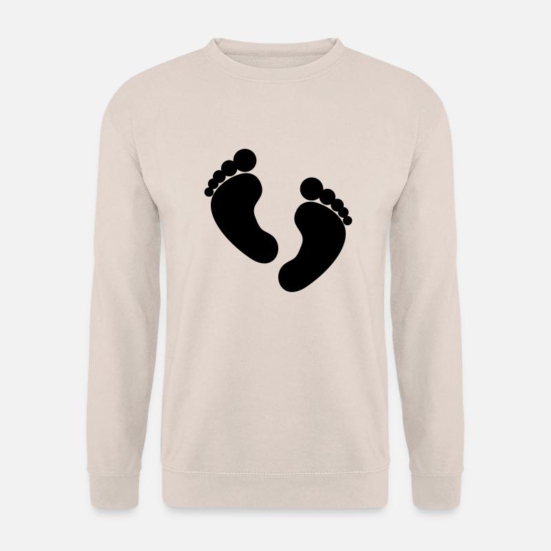 füsse symbol - Unisex Pullover - Sand